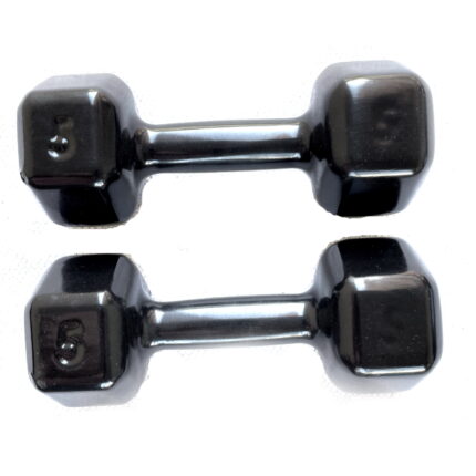 Par De Halteres Vinil 5 kg Sextavado – acessório de treino | Kinesfit