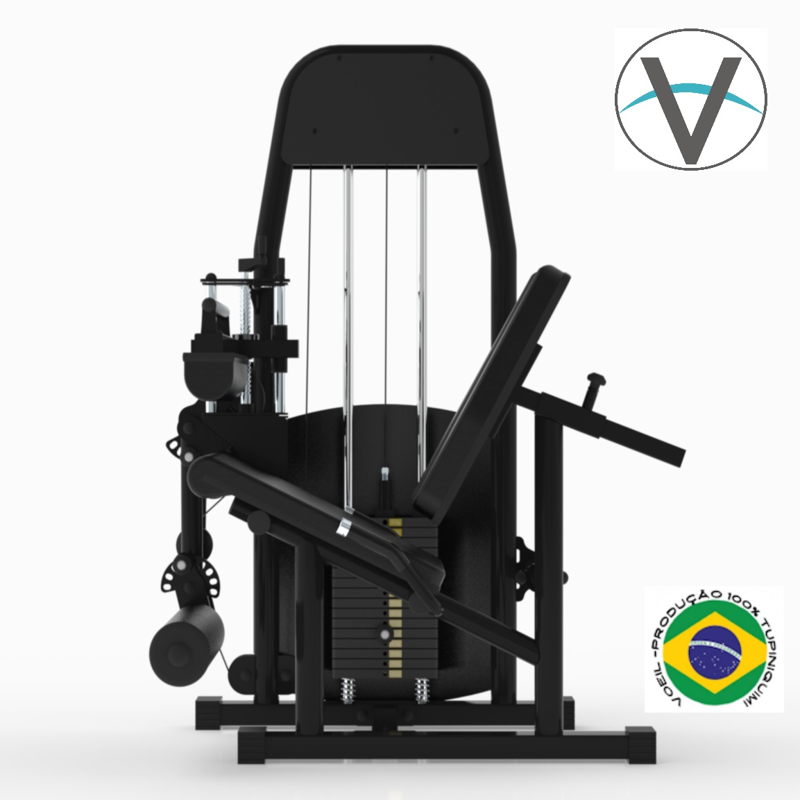 Cadeira Flexora / Extensora Voeil VC2010 – máquina de musculação | Kinesfit