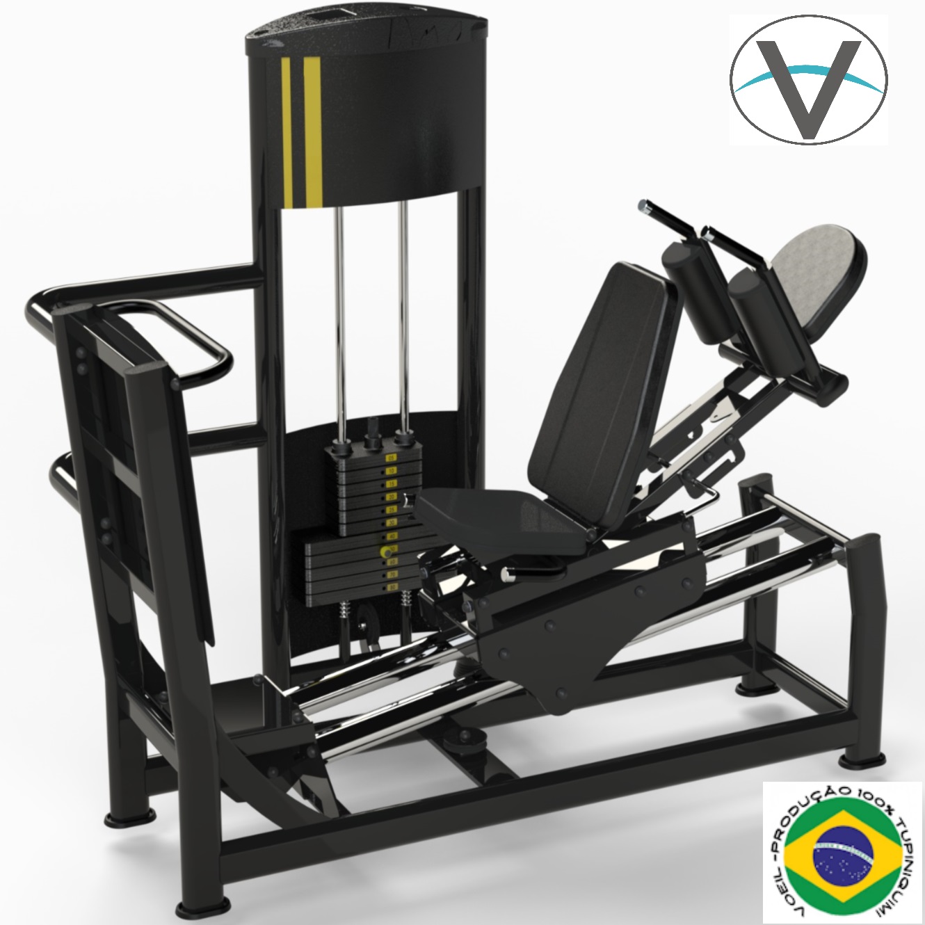 Leg Press + Squat Voeil VC2070 – máquina de musculação | Kinesfit